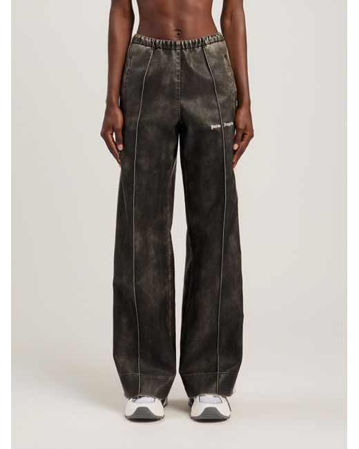 Palm Angels Black Classic Logo Track Pants