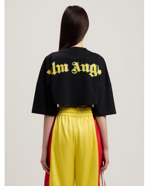 Palm Angels Multicolor Outline Logo Mini T-Shirt