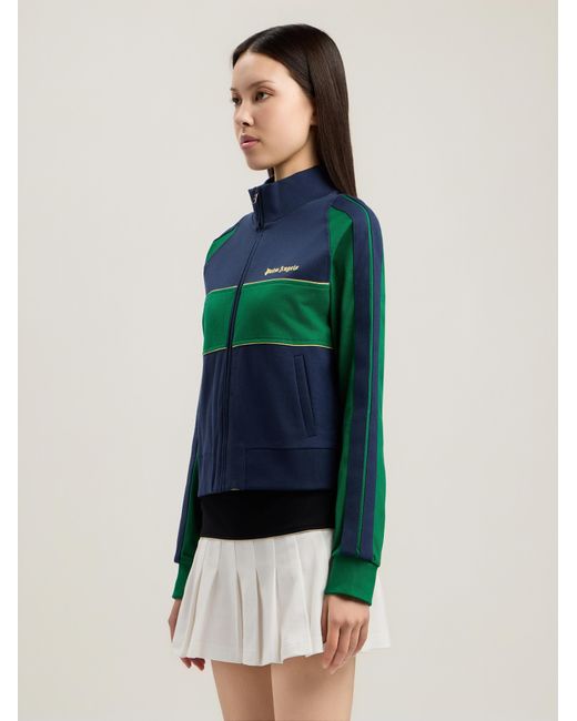 Palm Angels Multicolor Classic Logo Zipped Crew Jacket