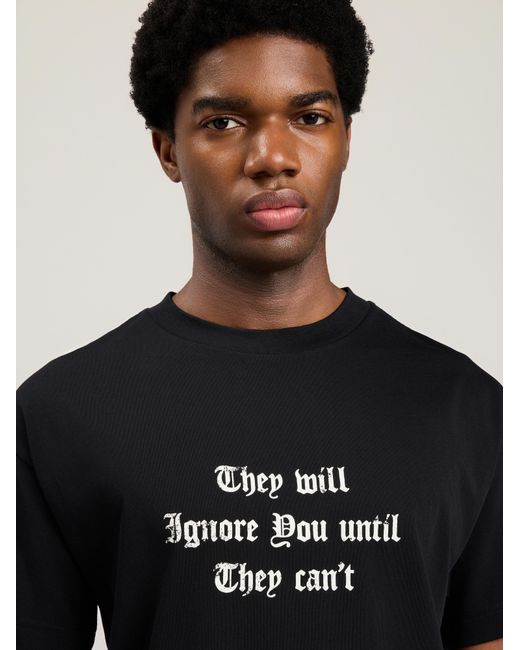 Palm Angels Black Statement T-Shirt for men
