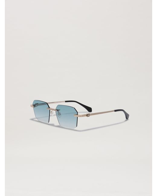 Quartz Sunglasses Uomo di Palm Angels in Blue da Uomo