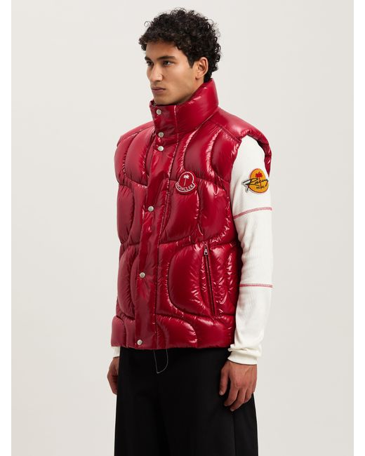 Palm Angels Red Paxmoncler_Gwenyth Vest