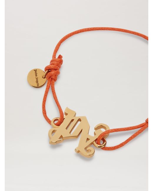 Palm Angels Multicolor Monogram Cord Armband Frau
