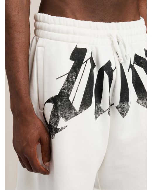 Palm Angels Multicolor Big Waist Logo Sweatshorts for men