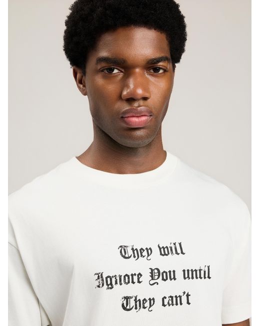 Palm Angels Natural Statement T-Shirt for men