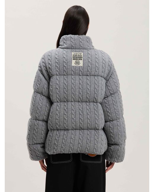 Palm Angels Gray Austru Down Jacket Moncler X