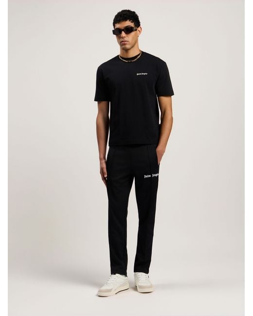 Palm Angels Black Classic Logo Three-Pack T-Shirt for men