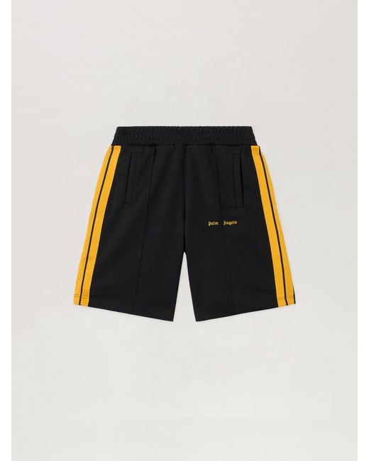 Palm Angels Natural Classic Logo Track Shorts for men