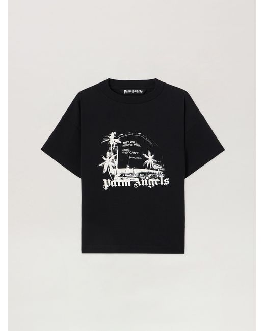 Palm Angels Black Palm Statement T-Shirt for men