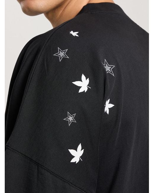 Palm Angels Black Feel High Oversized T-Shirt for men
