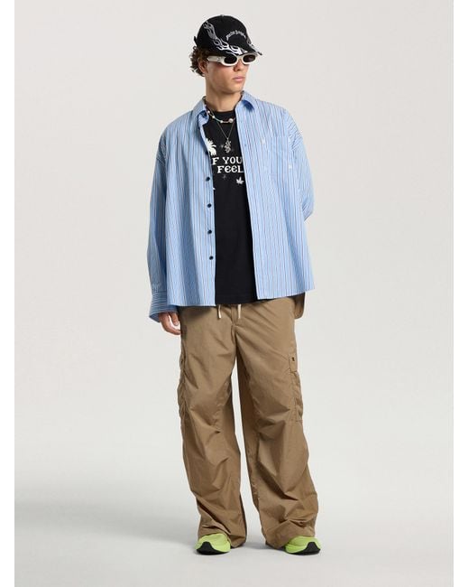 Palm Angels Black Feel High Oversized T-Shirt for men