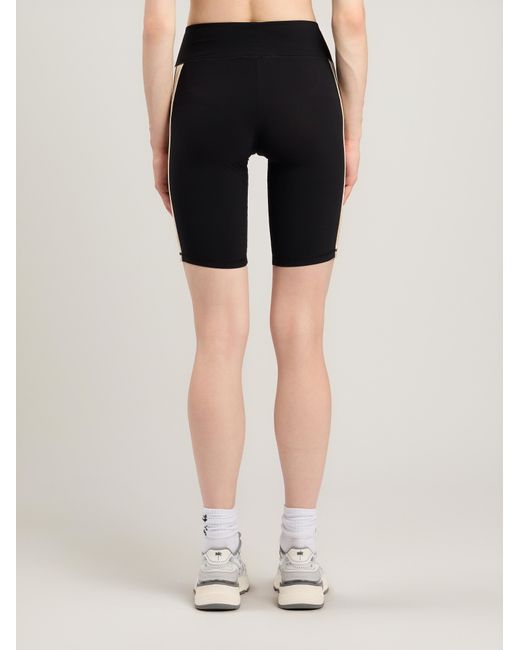 Palm Angels Black Classic Logo Track Biker Shorts