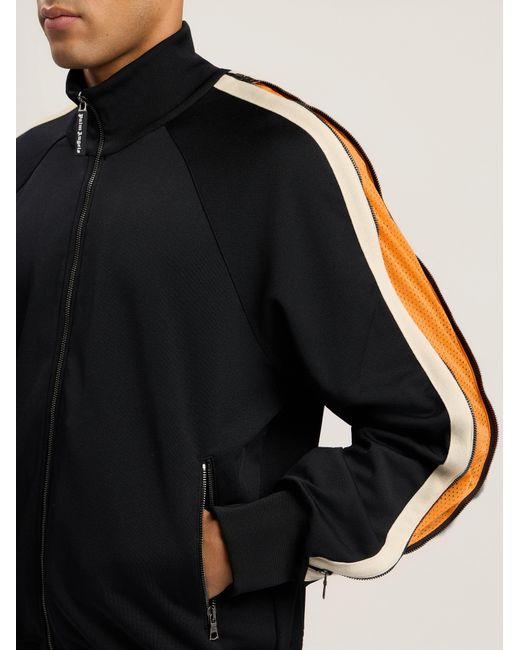 Palm Angels Black Performance Track Jacket for men