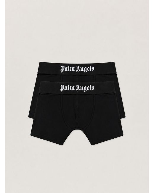 Palm Angels Black Trunks Bipack for men