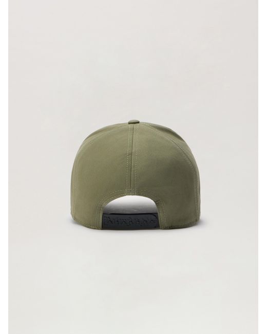 Palm Angels Green Classic Logo Corduroy Cap for men