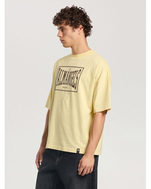 Palm Angels Metallic Vintage Box Logo Loose T-Shirt Light for men