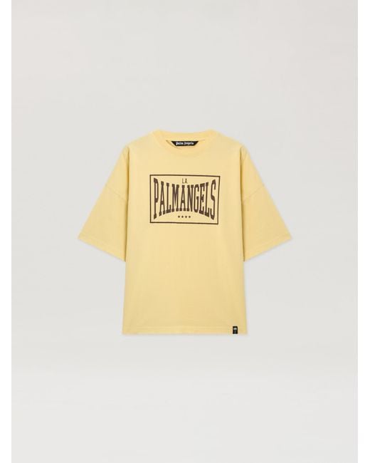 Palm Angels Metallic Vintage Box Logo Loose T-Shirt Light for men