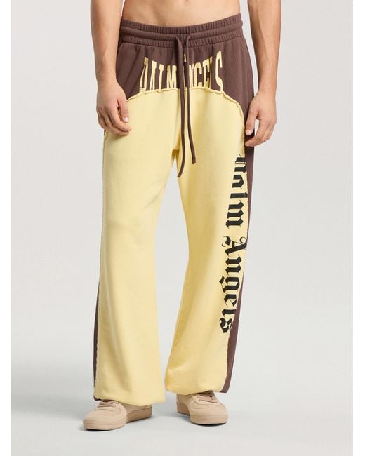 Palm Angels Metallic Vintage Logo Loose Sweatpants for men
