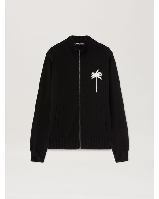 Palm Angels Strickjacke Mit Palme Mann in Black für Herren