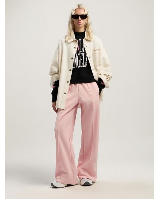 Palm Angels Pink Classic Logo Tonal Track Pants