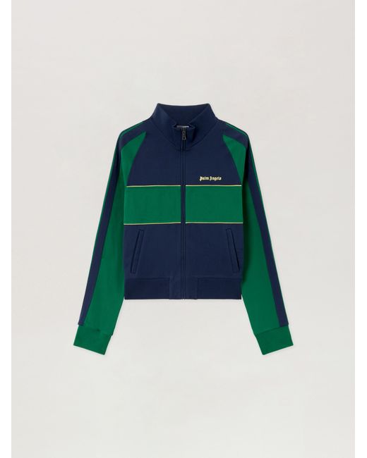 Palm Angels Multicolor Classic Logo Zipped Crew Jacket