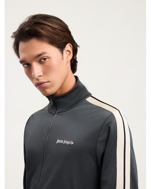Palm Angels Blue Classic Logo Track Jacket for men