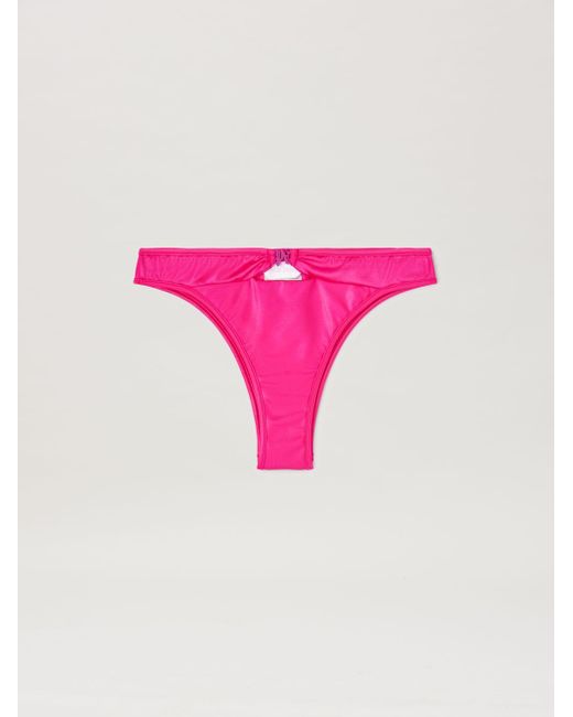 Palm Angels Pink Monogram Plaque Bikini Slip