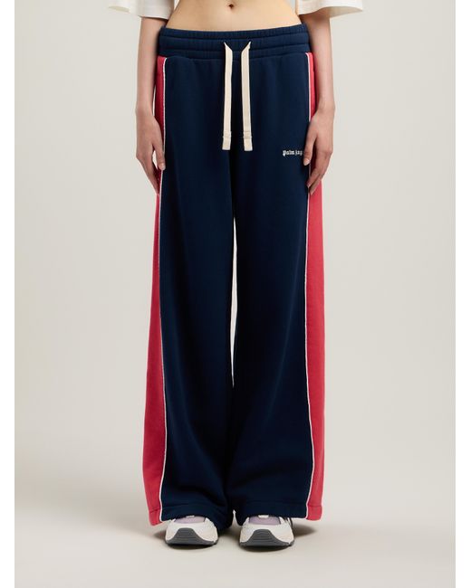 Palm Angels Blue Classic Logo Sweatpants