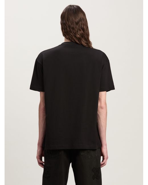 Palm Angels Black Monogram Spray City T-Shirt New York for men
