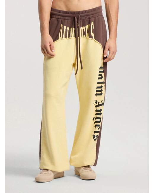 Palm Angels Metallic Vintage Logo Loose Sweatpants for men