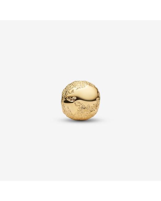 Pandora Metallic Textured Globe Mini Charm