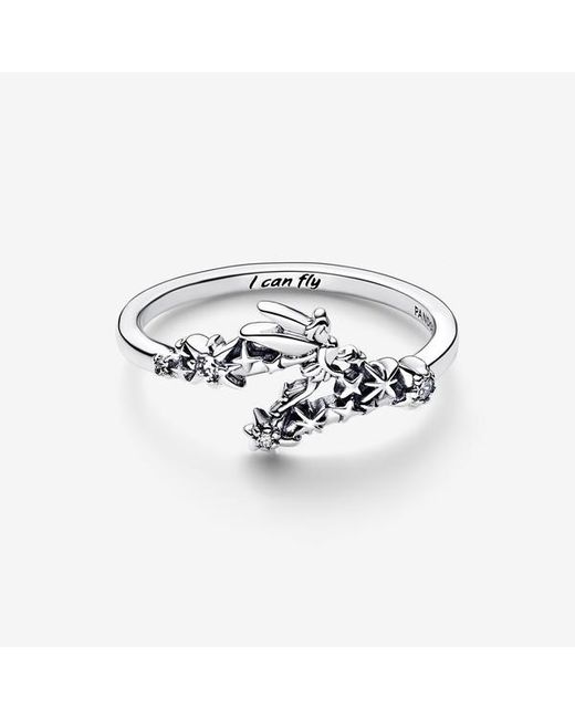 Pandora Disney Tinkelbel Sprankelende Ring in het White