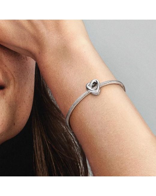 Pandora Metallic Knotted Heart Charm