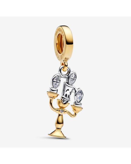 Pandora Metallic Disney Beauty And The Beast Lumiere Dangle Charm