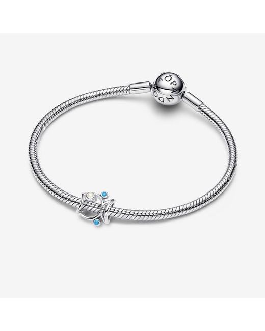 Pandora Blue Openwork Fish Charm