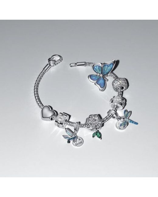 Pandora Blue Oversized Butterfly Charm