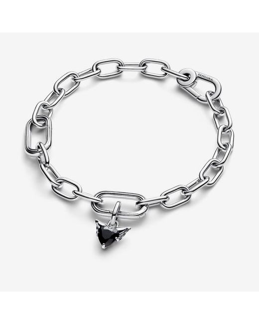 Pandora White Winged Heart Mini Dangle Charm