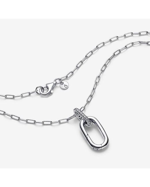 Pandora Metallic Openable Link Pendant Necklace
