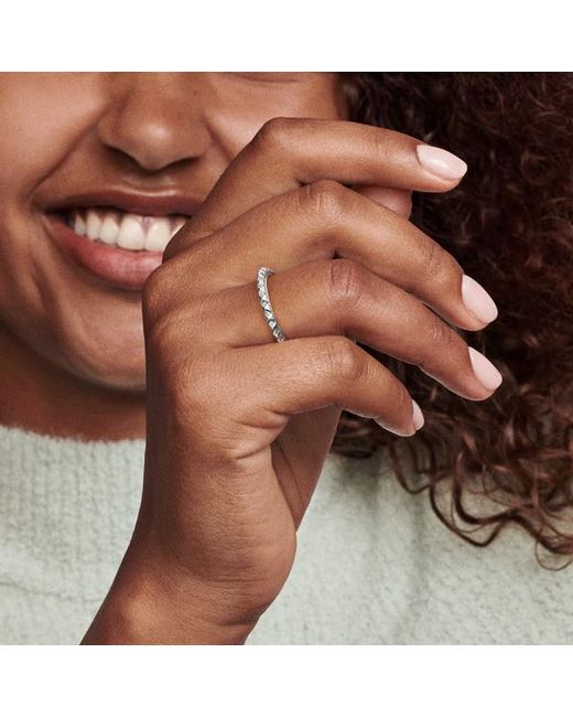Pandora Metallic Me Pyramids Ring