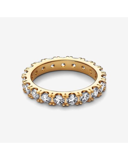 Pandora Metallic Sparkling Row Eternity Ring