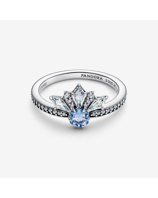 Pandora Blue Disney Frozen Queen Elsa Tiara Ring