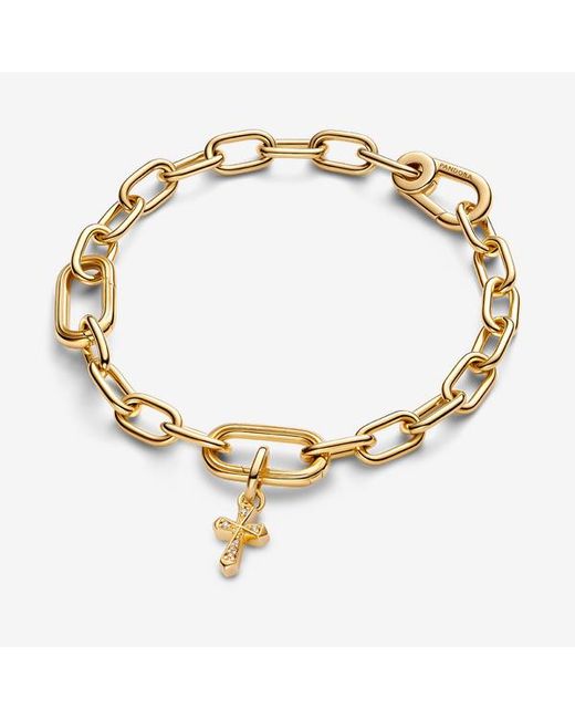 Pandora Metallic Sparkling Cross Mini Dangle Charm