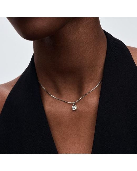 Pandora Metallic Infinite 14K Lab-Grown Diamond Pendant Necklace