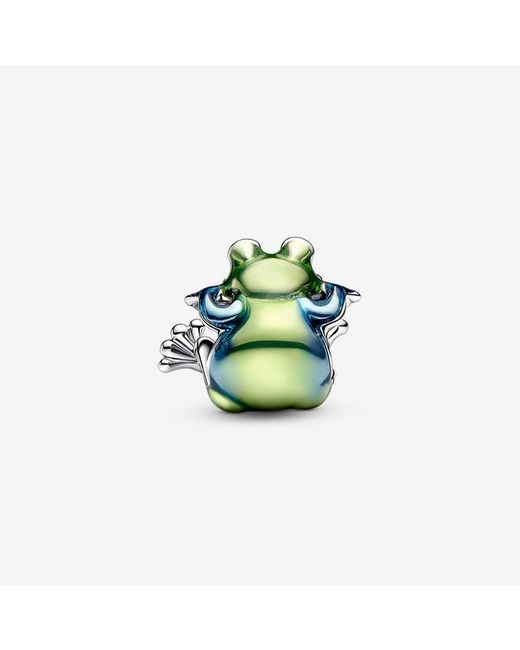 Pandora Green Climbing Frog Charm