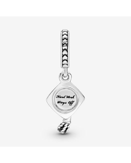 Pandora Metallic Graduation Cap Dangle Charm