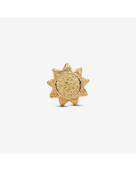 Pandora Metallic Textured Sun Mini Charm