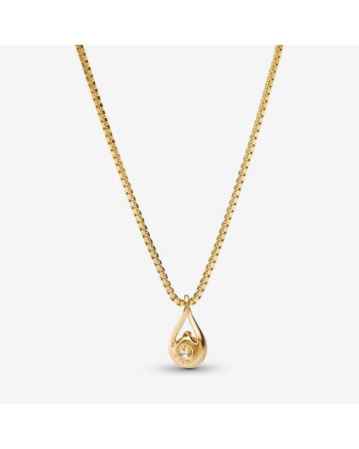 Pandora Metallic Brilliance Lab-created 0.25 Ct Tw Diamond Pendant & Necklace