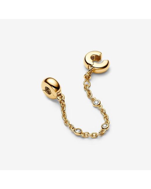 Pandora Metallic Triple Stone Safety Chain