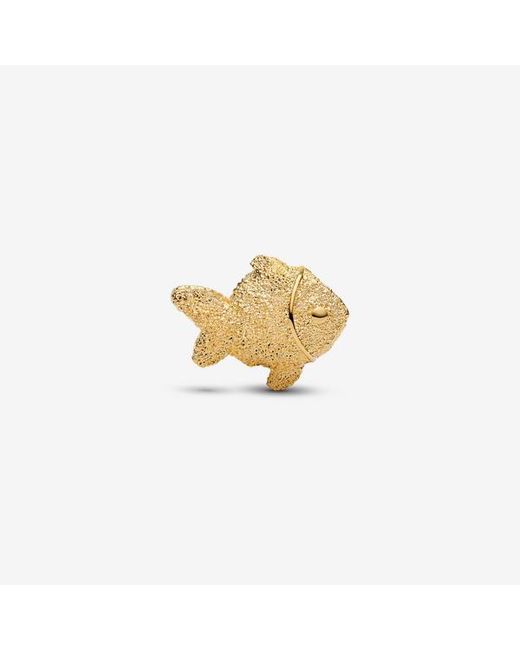 Pandora Metallic Textured Fish Mini Charm