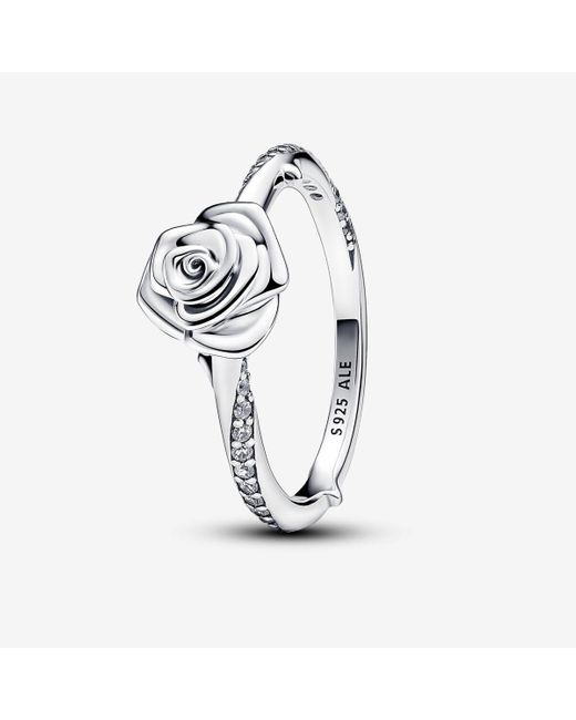 Pandora Metallic Rose In Bloom Ring